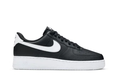 Nike Air Force 1 07 Sneakers In Black Leather