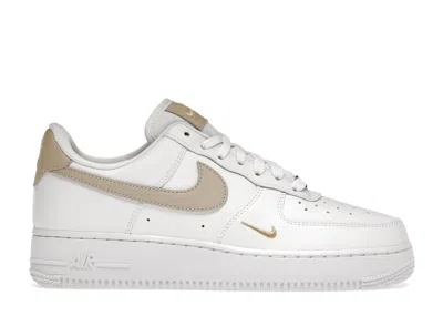 Pre-owned Nike Air Force 1 Low '07 Essential Beige (women's) Sneakers In White/rattan In Multi