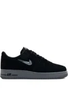 Nike Men's Air Force 1 Low Jewel Casual Shoes In Black