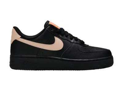 Pre-owned Nike Air Force 1 Low '07 Le (women's) Sneakers In Black/crimson Tint In Multi