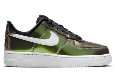 Pre-owned Nike Air Force 1 Low '07 Lv8 Iridescent (women's) Sneakers In Black/white