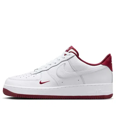 NIKE NIKE AIR FORCE 1 LOW '07 LV8 'WHITE BURGUNDY'