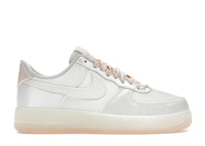 Pre-owned Nike Air Force 1 Low '07 Lv8 (women's) Sneakers In Sail/barely Orange