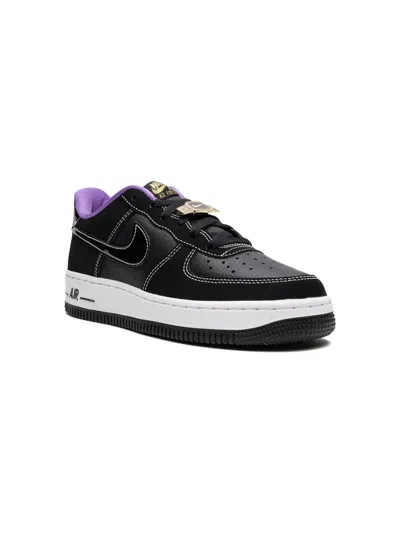 Nike Kids' Air Force 1 Low '07 Lv8 "world Champ" Sneakers In Black