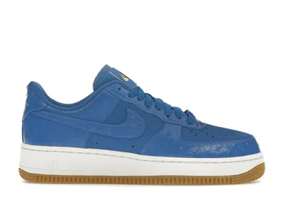 Pre-owned Nike Air Force 1 Low '07 Lx Blue Ostrich (women's) Sneakers In Star Blue/sail/gum Light Brown