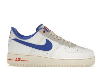 Pre-owned Nike Air Force 1 Low '07 Lx Command Force Summit White (women's) Sneakers In University Blue/hyper Royal/