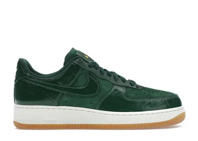 Pre-owned Nike Air Force 1 Low '07 Lx Croc (women's) Sneakers In Gorge Green/sail