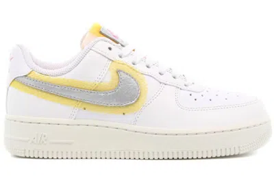 Pre-owned Nike Air Force 1 Low '07 Lx Gold (women's) Sneakers In White/metallic Silver/university Gold