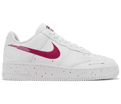 Pre-owned Nike Air Force 1 Low '07 Lx Leap High (women's) Sneakers In White/safety Orange