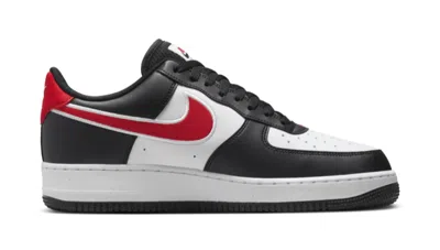 NIKE AIR FORCE 1 LOW '07 NEXT NATURE BLACK WHITE UNIVERSITY RED