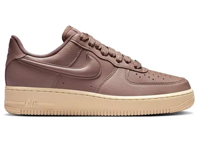 Pre-owned Nike Air Force 1 Low '07 Next Nature Bulbous Swoosh (women's) Sneakers In Mink Brown/sail In Multi