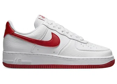 Pre-owned Nike Air Force 1 Low '07 Next Nature Gym Red (women's) Sneakers In White/volt
