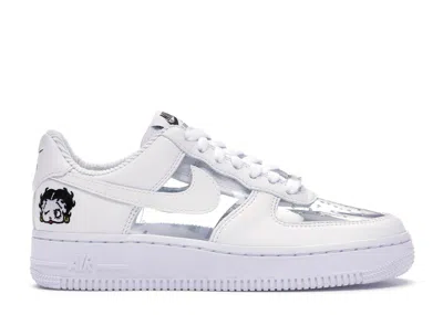 Pre-owned Nike Air Force 1 Low '07 Olivia Kim (friends And Family) (women's) Sneakers In White/transparent