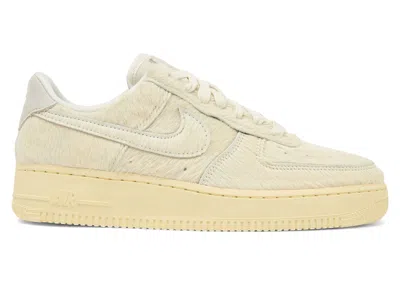 Pre-owned Nike Air Force 1 Low '07 Pony Hair (women's) Sneakers In Sail/muslin