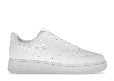 Pre-owned Nike Air Force 1 Low '07 Roses (women's) Sneakers In White/black