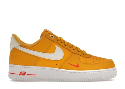 Pre-owned Nike Air Force 1 Low '07 Se 40th Anniversary Mini Swoosh (women's) Sneakers In Yellow Ochre/white/team Or In Multi