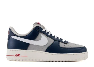 Pre-owned Nike Air Force 1 Low '07 Se Be True To Her School (women's) Sneakers In College Navy Blue/white/pewter Gr
