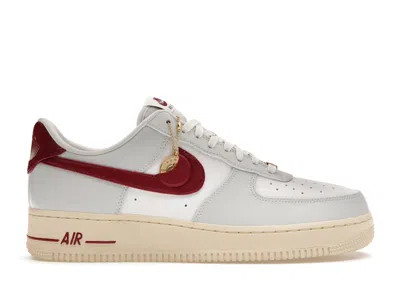 Pre-owned Nike Air Force 1 Low '07 Se Just Do It (women's) Sneakers In Photon Dust/team Red/summit White
