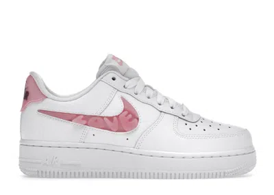 Pre-owned Nike Air Force 1 Low '07 Se Love For All (women's) Sneakers In White/sunset Pulse/black