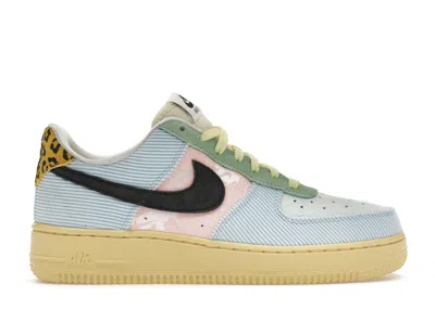 Pre-owned Nike Air Force 1 Low '07 Spring Mix (women's) Sneakers In Celestine Blue/off Noir/teal Tint