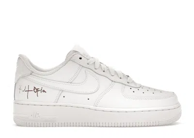 Pre-owned Nike Air Force 1 Low '07 (travis Scott Cactus Jack Utopia Edition) (women's) Sneakers In White
