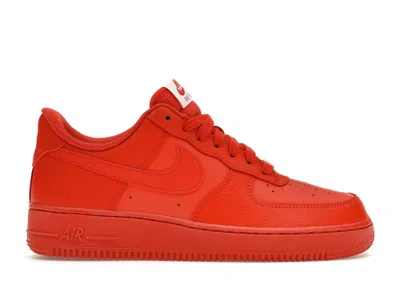 Pre-owned Nike Air Force 1 Low '07 Triple (women's) Sneakers In Orange