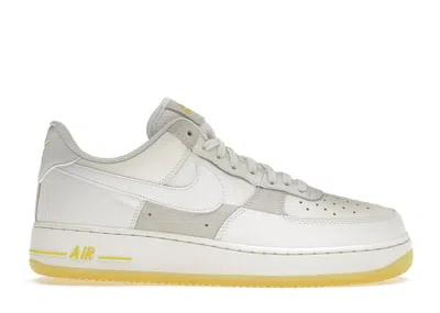 Pre-owned Nike Air Force 1 Low '07 Uv Reactive Patchwork Yellow (women's) Sneakers In Summit White/opti Yellow