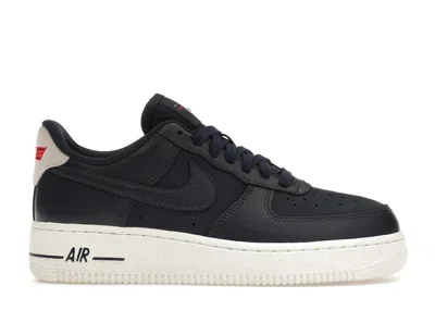 Pre-owned Nike Air Force 1 Low '07 (women's) Sneakers In Obsidian/light Orewood Brown/sail In Multi
