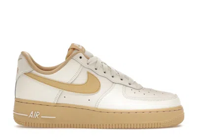 Pre-owned Nike Air Force 1 Low '07 (women's) Sneakers In Sail/vintage Green/sesame