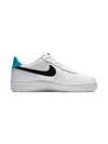 Nike Air Force 1 Low 07 "worldwide Pack Blue Fury" Sneakers In White