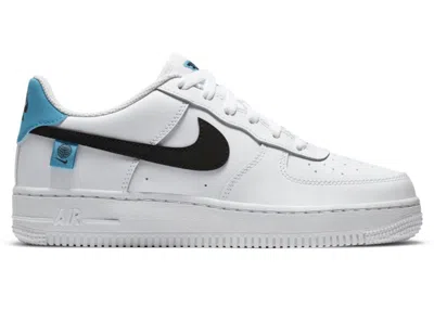 Pre-owned Nike Air Force 1 Low 07 Worldwide Pack Sneakers In White/blue Fury/black