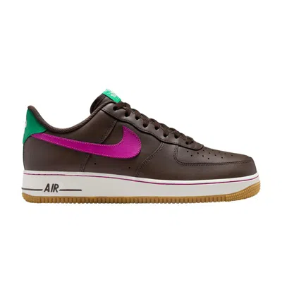 Pre-owned Nike Air Force 1 Low 'baroque Brown Vivid Purple' | Men's Size 9.5