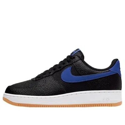 Nike Air Force 1 Low 'blue Gum' In Black