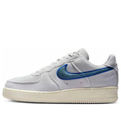 NIKE NIKE AIR FORCE 1 LOW CANVAS 'PHOTON DUST SMOKEY BLUE'