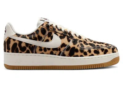 Pre-owned Nike Air Force 1 Low Cheetah Print (women's) Sneakers In Baroque Brown/sesame/sail In Multi