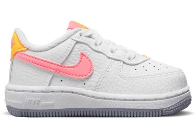 Pre-owned Nike Air Force 1 Low Coral Chalk Sneakers In Jade Ice/white/pink Spell