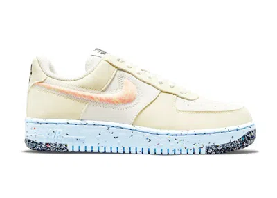 Pre-owned Nike Air Force 1 Low Crater Ice Blue (women's) Sneakers In Sail/total Orange/coconut Milk In Multi