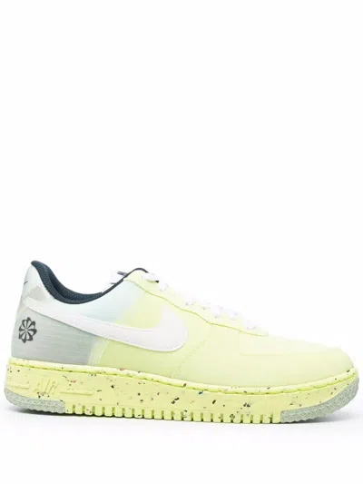 Nike Air Force 1 Low Crater "light Lemon Twist" In 700 Yellow
