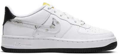 Pre-owned Nike Air Force 1 Low Daisy Sneakers In White/speed Yellow/pale Ivory In Multi