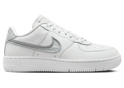 Pre-owned Nike Air Force 1 Low Dance (women's) Sneakers In Summit White/photon Dust/metallic Silver