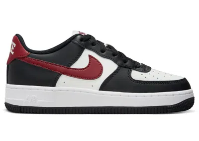 Pre-owned Nike Air Force 1 Low Dark Team Red Sneakers In Black/summit White