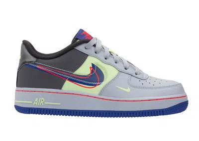 Pre-owned Nike Air Force 1 Low Dunk It Sneakers In Pure Platinum/rush Violet