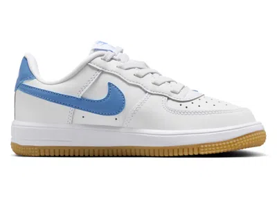 Pre-owned Nike Air Force 1 Low Easyon Sneakers In White/gum Light Brown/blue Beyond