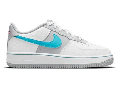 Pre-owned Nike Air Force 1 Low Emb Nba 75th Anniversary Fiesta Sneakers In White/grey Fog/sundial