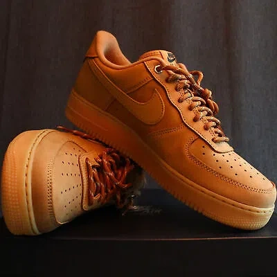 Pre-owned Nike Air Force 1 Low "flax" Cj9179-200 | Eu35.5 - 51.5 In Beige