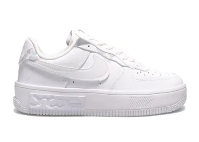 Pre-owned Nike Air Force 1 Low Fontanka Triple (women's) Sneakers In White