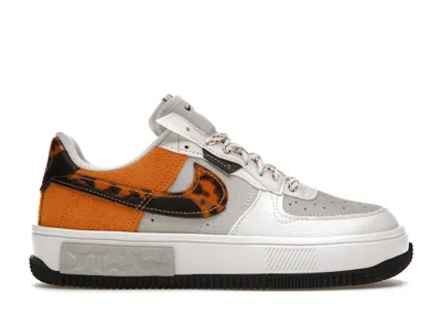 Pre-owned Nike Air Force 1 Low Fontanka Wm Tortoise Shell (women's) Sneakers In Sail/grey/orange In Multi