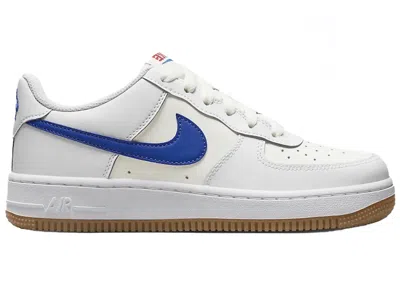 Pre-owned Nike Air Force 1 Low Game Royal Sneakers In Summitin White/summit White/university Red