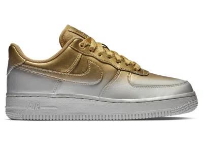 Pre-owned Nike Air Force 1 Low Gold Silver (women's) Sneakers In Metallic Platinum/metallic Gold/flat Gold In Multi