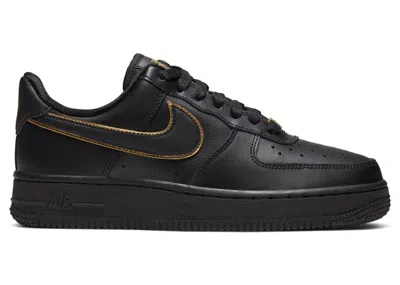 Pre-owned Nike Air Force 1 Low Gold Swoosh (women's) Sneakers In Black/metallic Gold